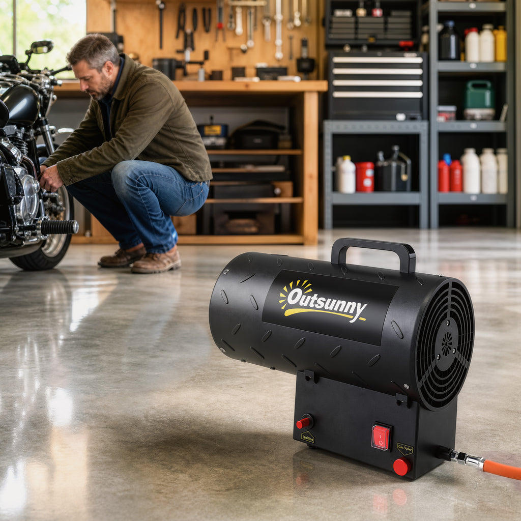 Generatore di Aria Calda a Gas 10 kW Portatile