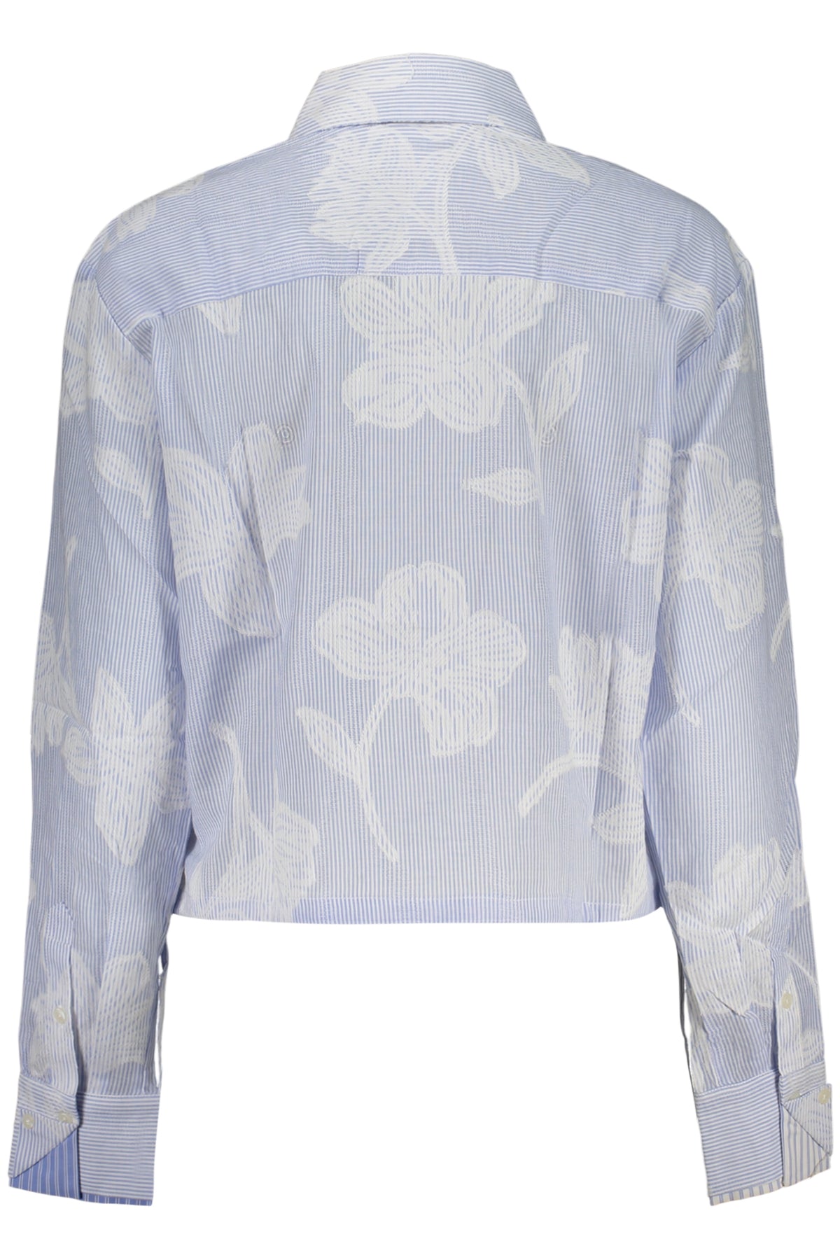 DESIGUAL CAMICIA MANICHE LUNGHE DONNA AZZURRO