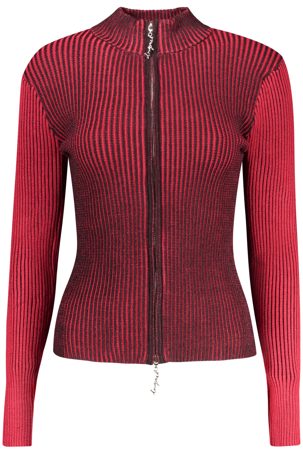DESIGUAL CARDIGAN DONNA ROSSO