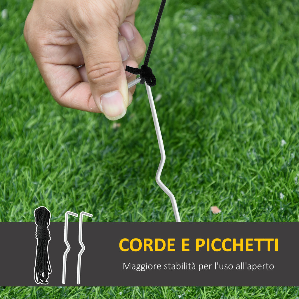 Babbo Natale Gonfiabile Impermeabile 120 cm con Luci LED
