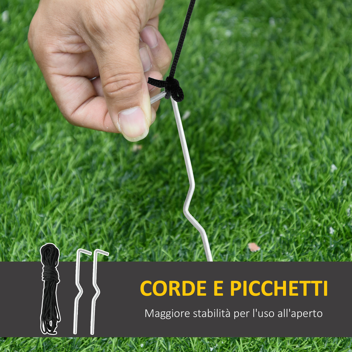 Babbo Natale Gonfiabile Impermeabile 120 cm con Luci LED