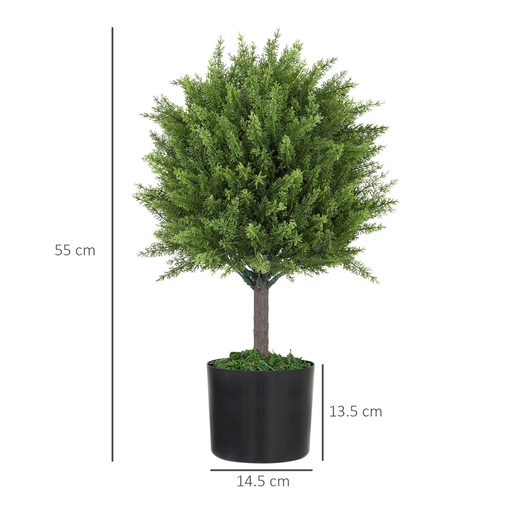 Pianta Artificiale di Cedro da 55 cm