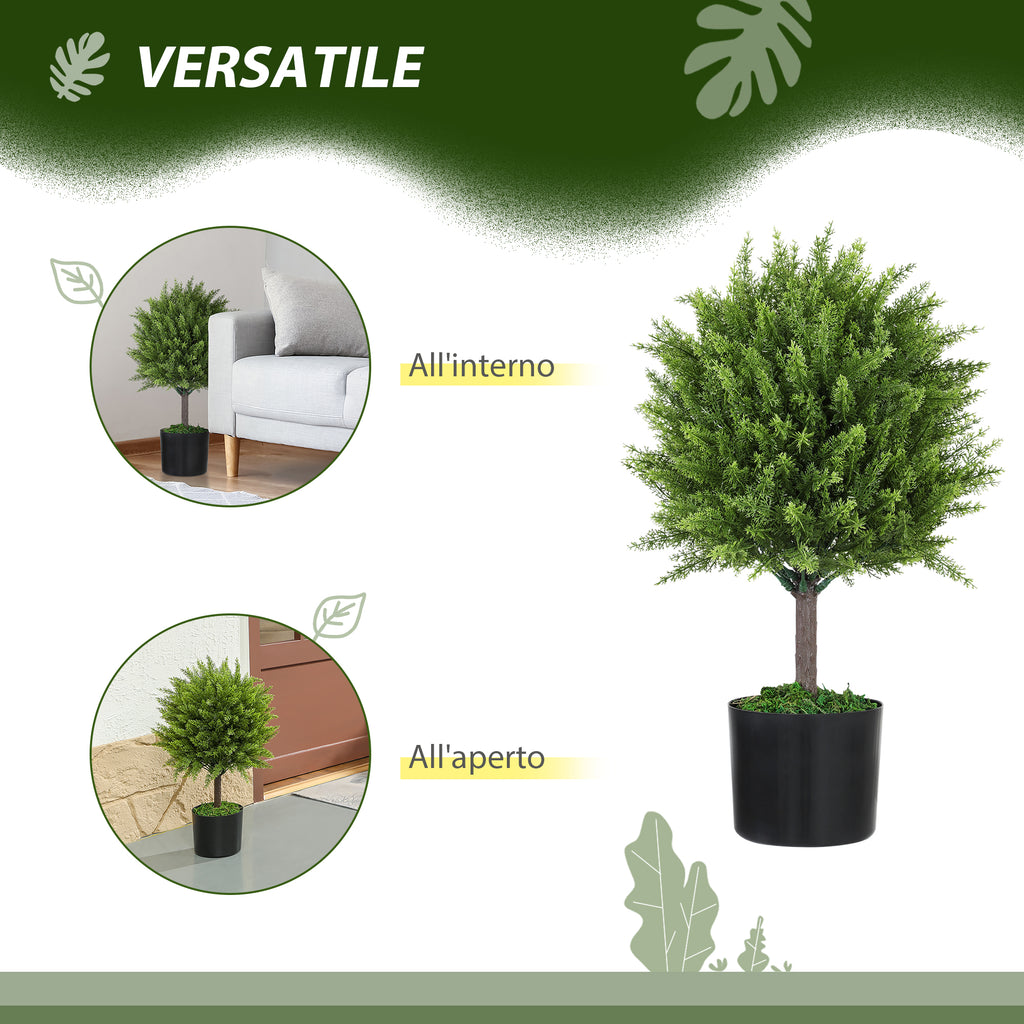 Pianta Artificiale di Cedro da 55 cm