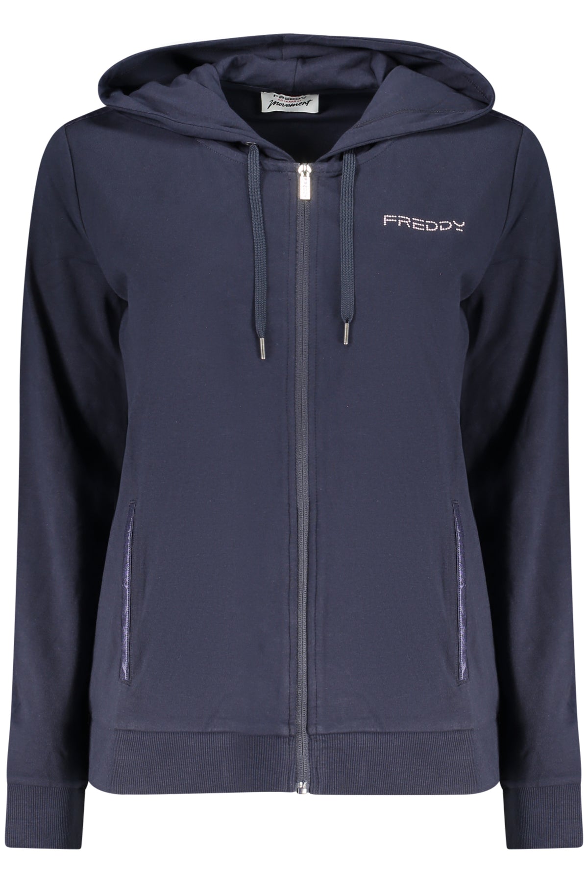 FREDDY FELPA CON ZIP DONNA BLU