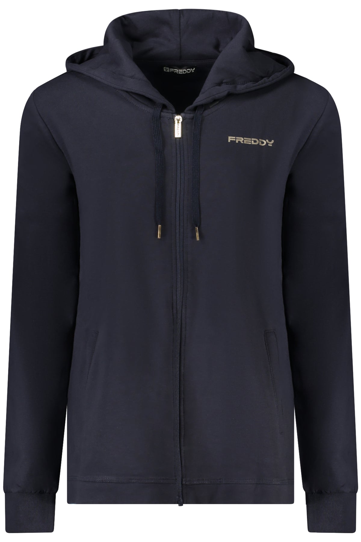 FREDDY FELPA CON ZIP DONNA BLU