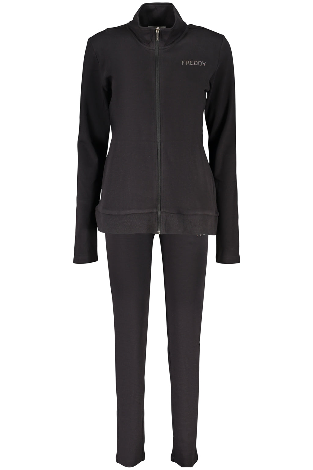 FREDDY FELPA CON ZIP DONNA NERO