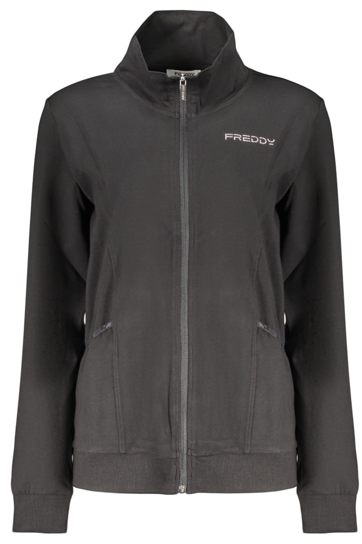 FREDDY FELPA CON ZIP DONNA NERO
