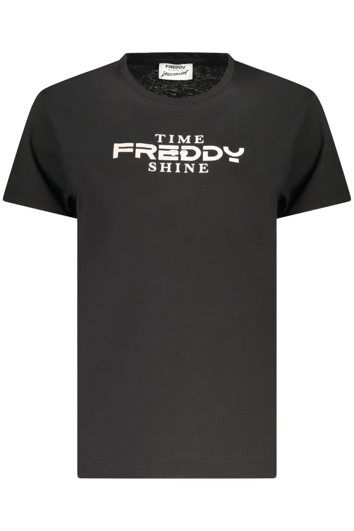 FREDDY T-SHIRT MANICHE CORTE DONNA NERO