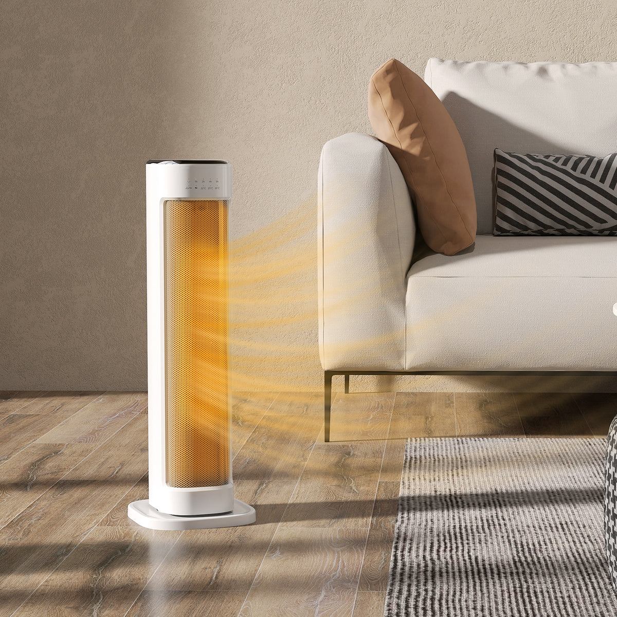Termoventilatore Ceramico 2000W con Timer e Telecomando