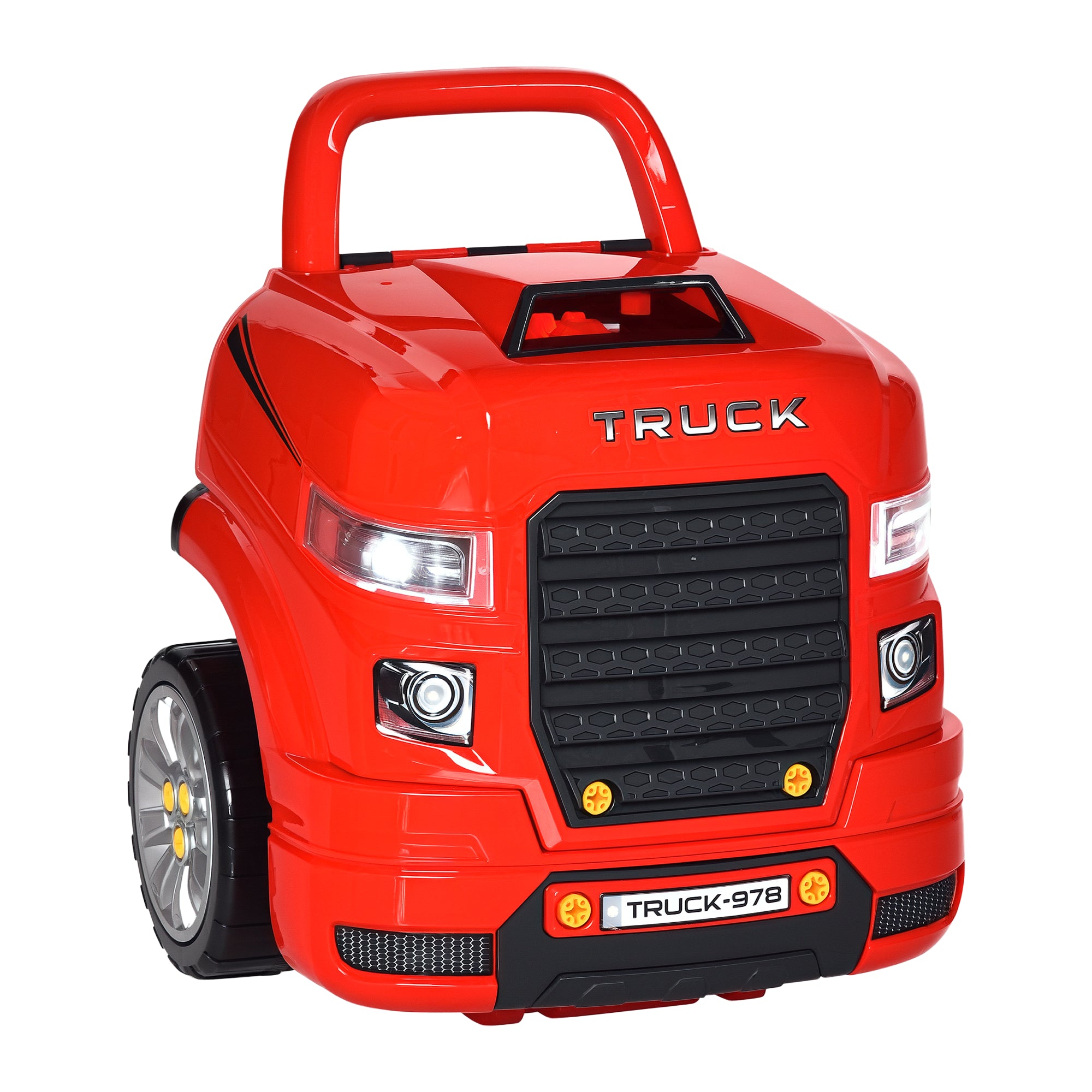 Camion Officina Giocattolo per Bambini con Motore e 61 Accessori
