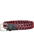 GANT CINTURA IN PELLE UOMO ROSSO