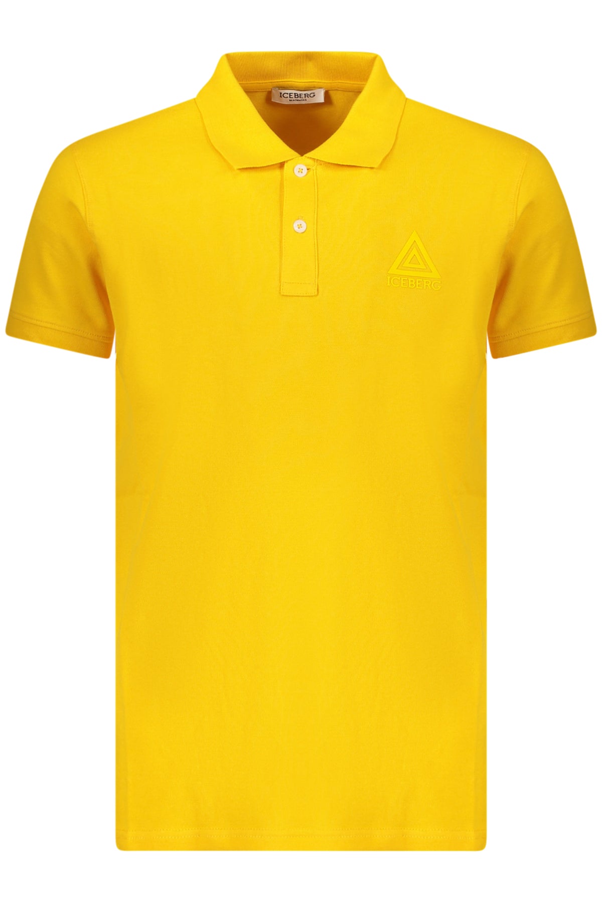 ICEBERG POLO MANICHE CORTE UOMO GIALLO
