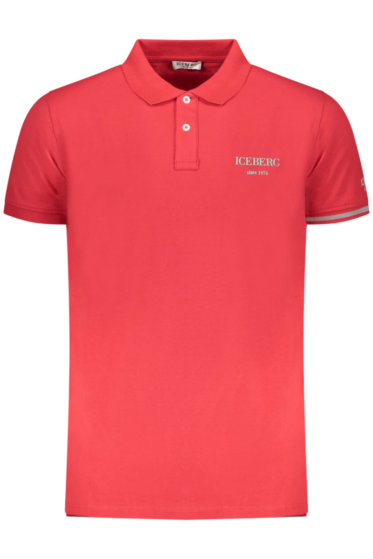 ICEBERG POLO MANICHE CORTE UOMO ROSSO