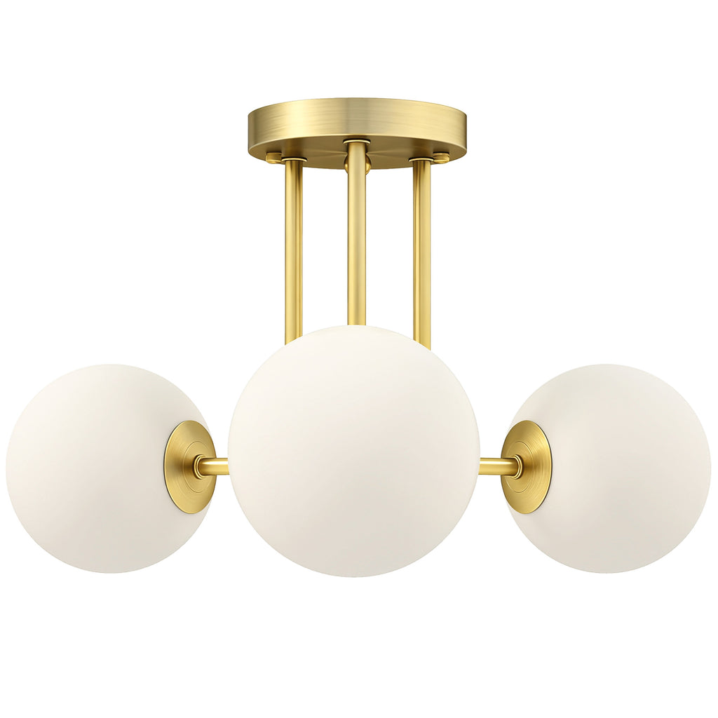 Lampadario Vintage Oro a 3 Punti Luce