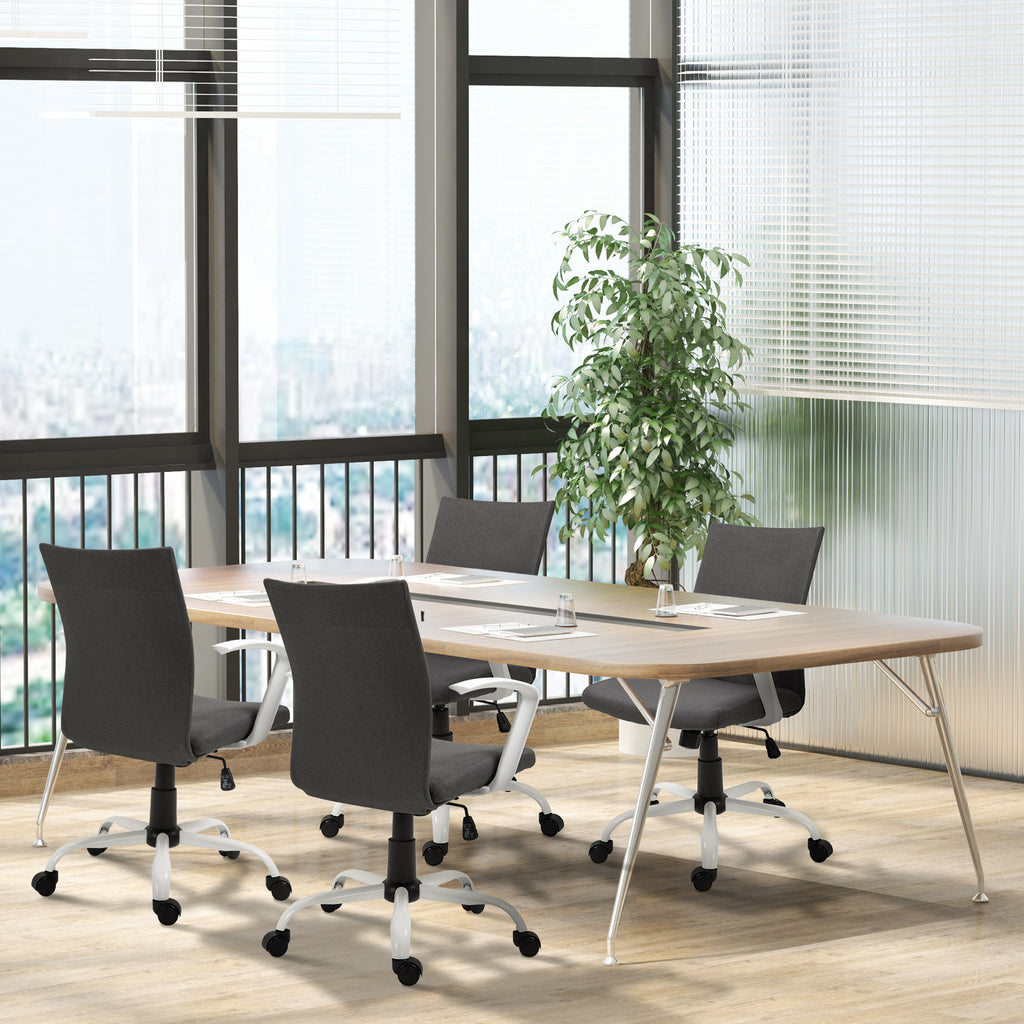 Sedia da Ufficio Ergonomica e Girevole con Altezza Regolabile