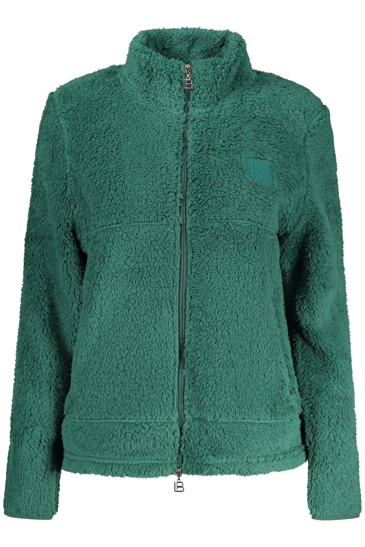 LAURA BIAGIOTTI FELPA CON ZIP DONNA VERDE