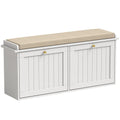 Panca Portascarpe Ingresso con Cuscino e 2 Cassetti