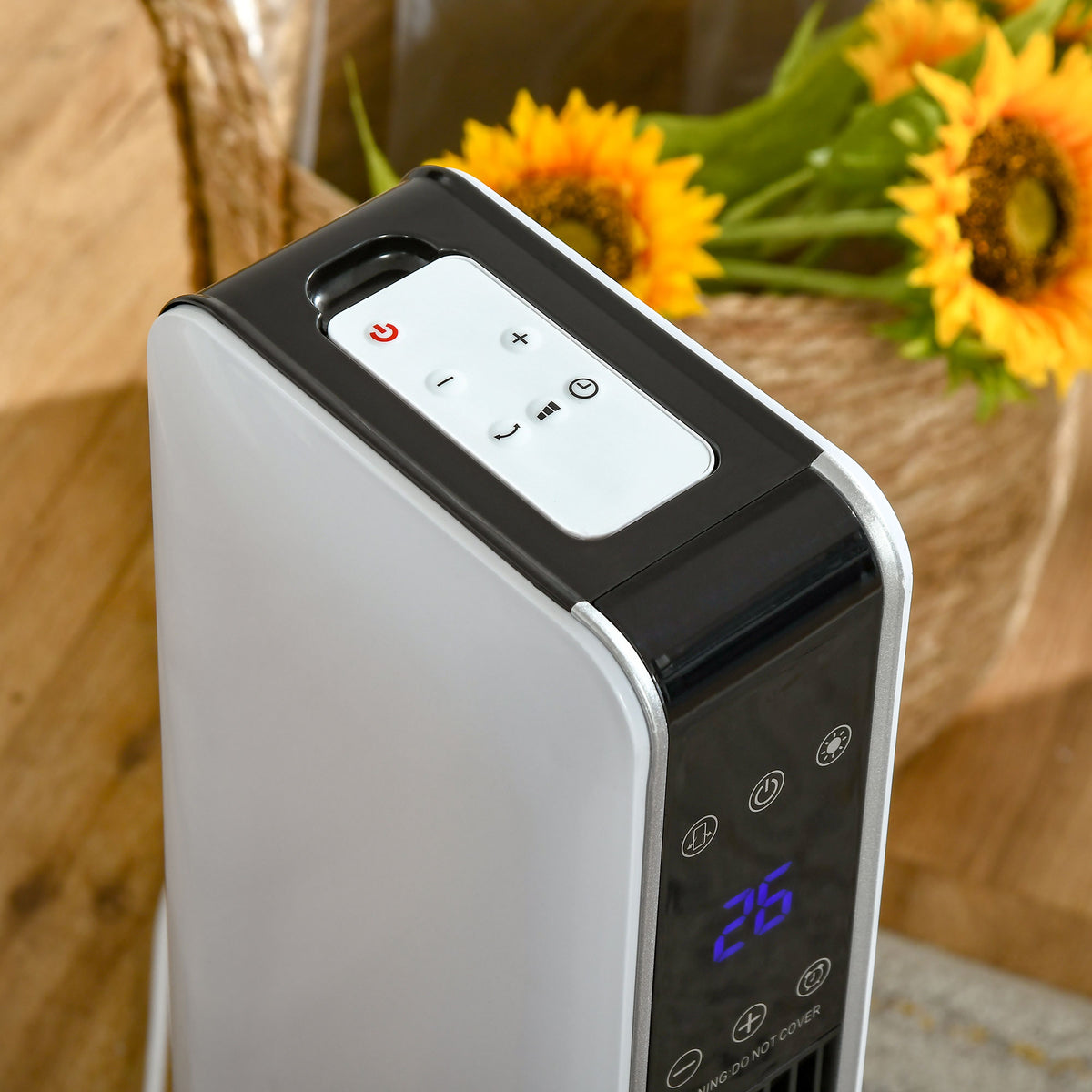 Termoventilatore a Torre in Ceramica 2000W con Telecomando