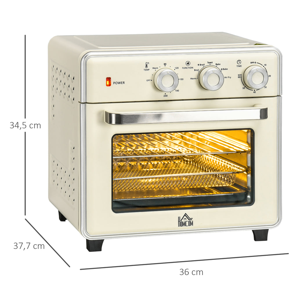 Mini Forno Elettrico Ventilato 5 in 1 da 20 Litri con Timer