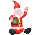 Babbo Natale Gonfiabile Impermeabile 120 cm con Luci LED