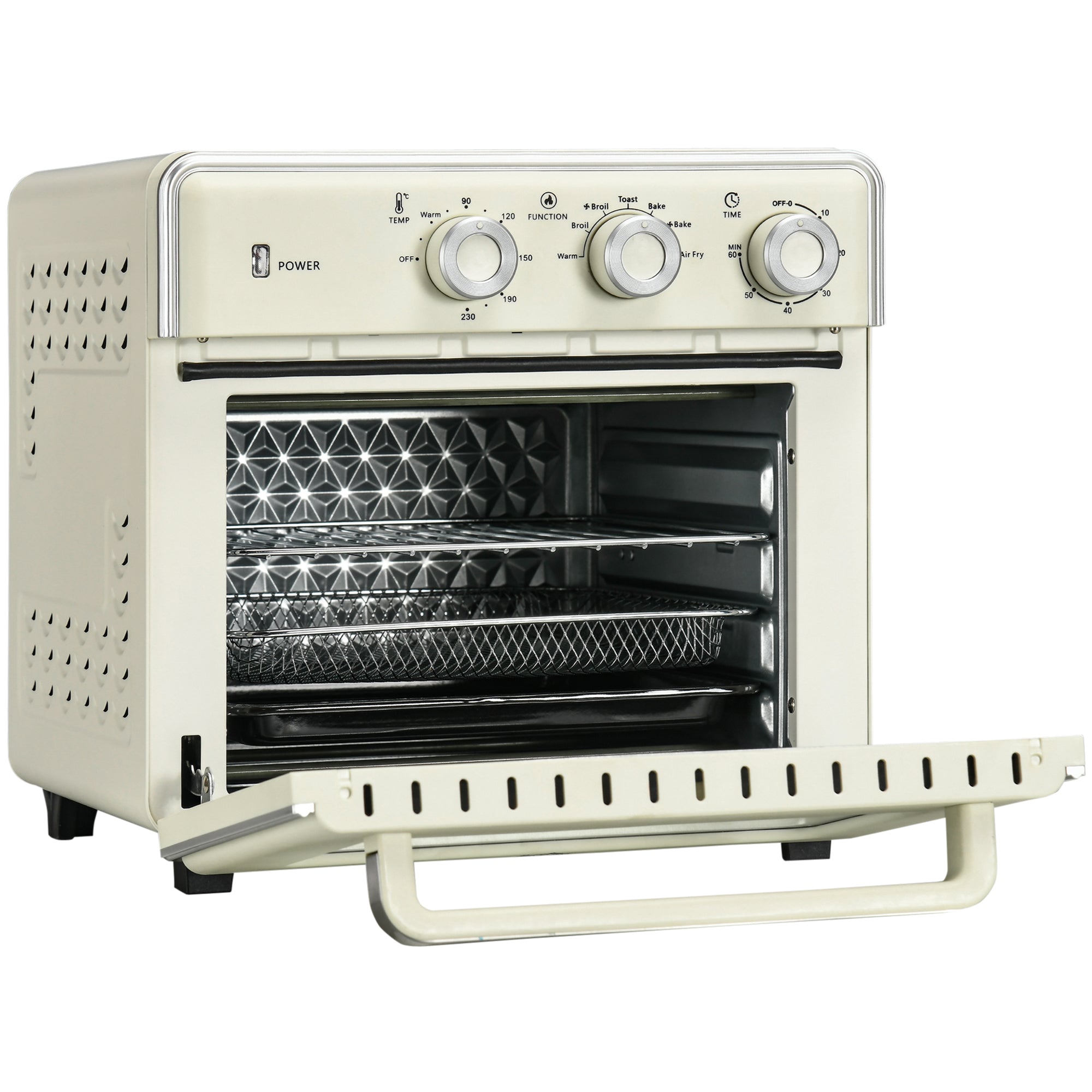 Mini Forno Elettrico Ventilato 5 in 1 da 20 Litri con Timer