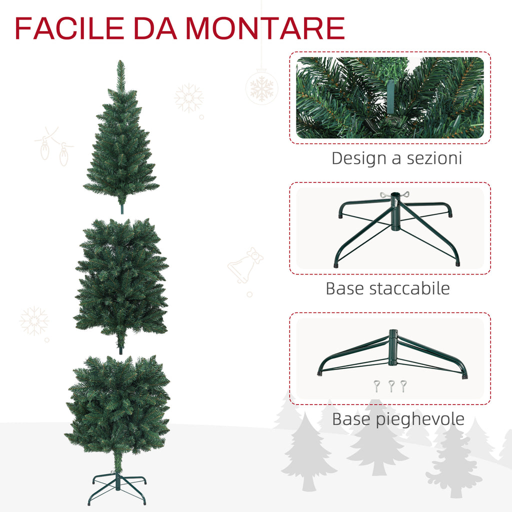Albero di Natale Artificiale 210 cm con 687 Rami