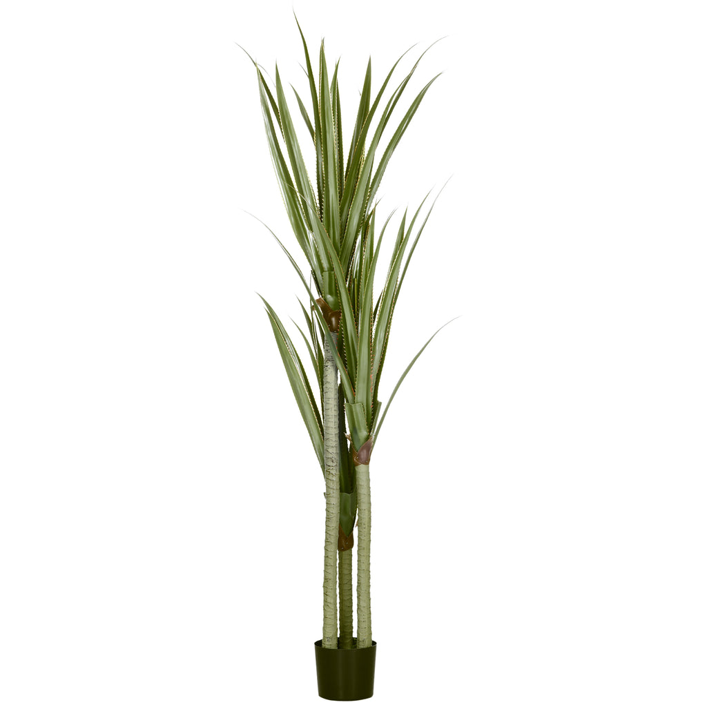 Pianta Artificiale Yucca da 190 cm con Vaso