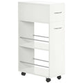 Carrello da Cucina con Cassetto e 2 Ripiani