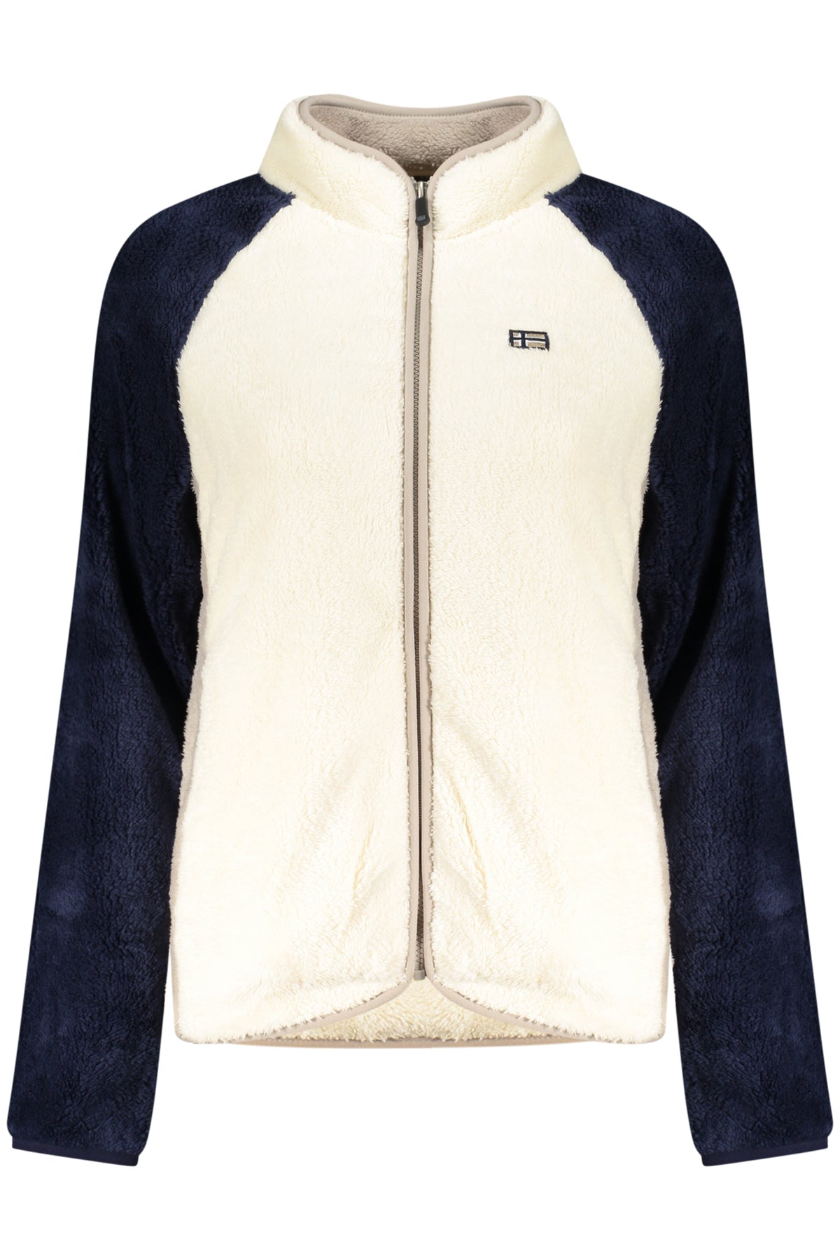 NORWAY 1963 FELPA CON ZIP DONNA BIANCO