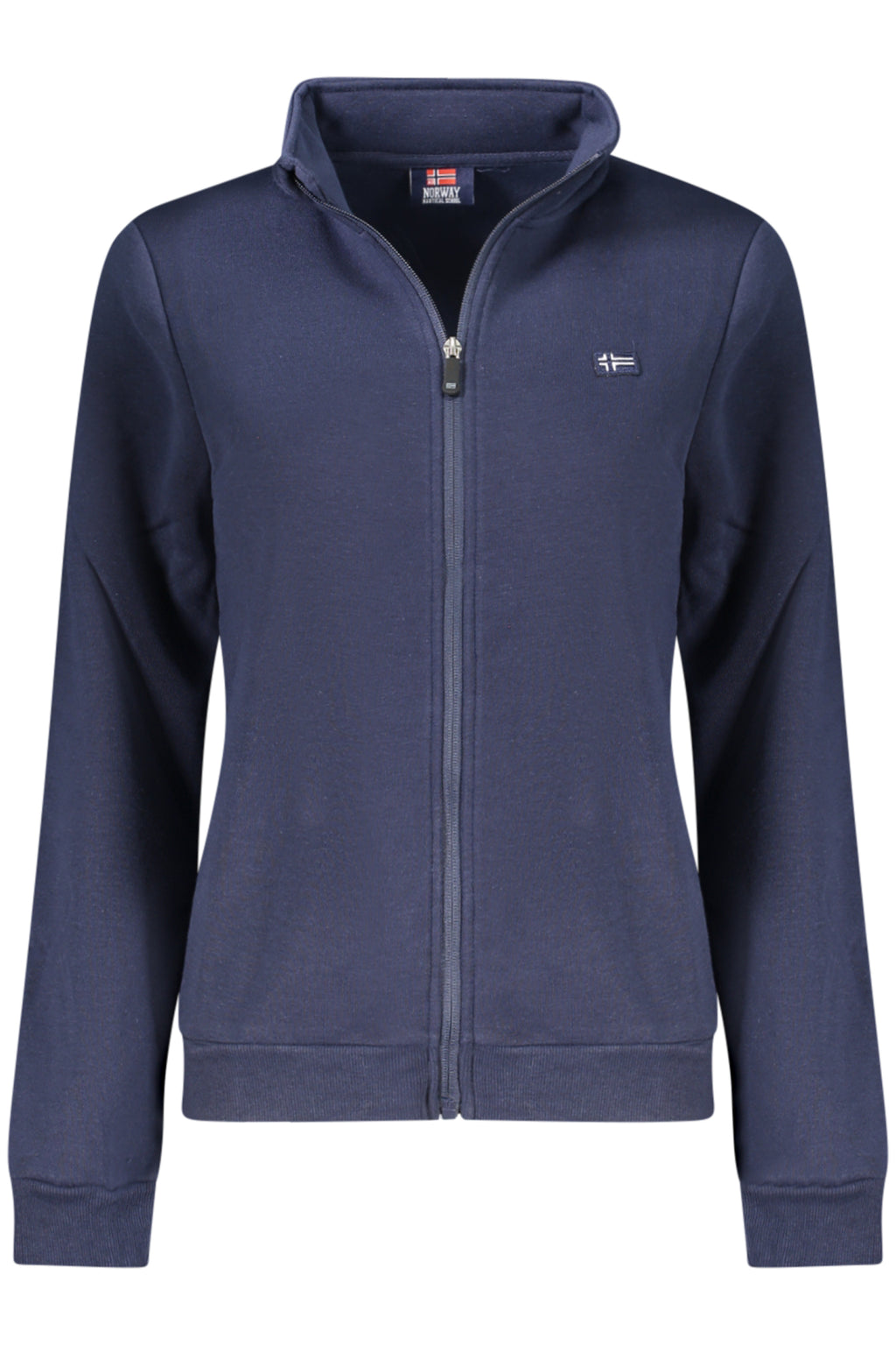 NORWAY 1963 FELPA CON ZIP DONNA BLU