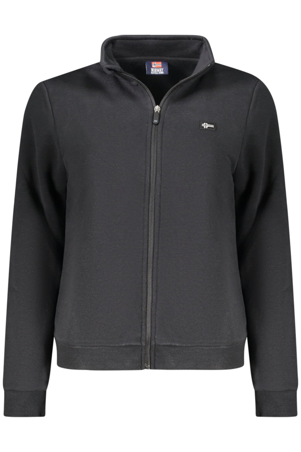 NORWAY 1963 FELPA CON ZIP DONNA NERO