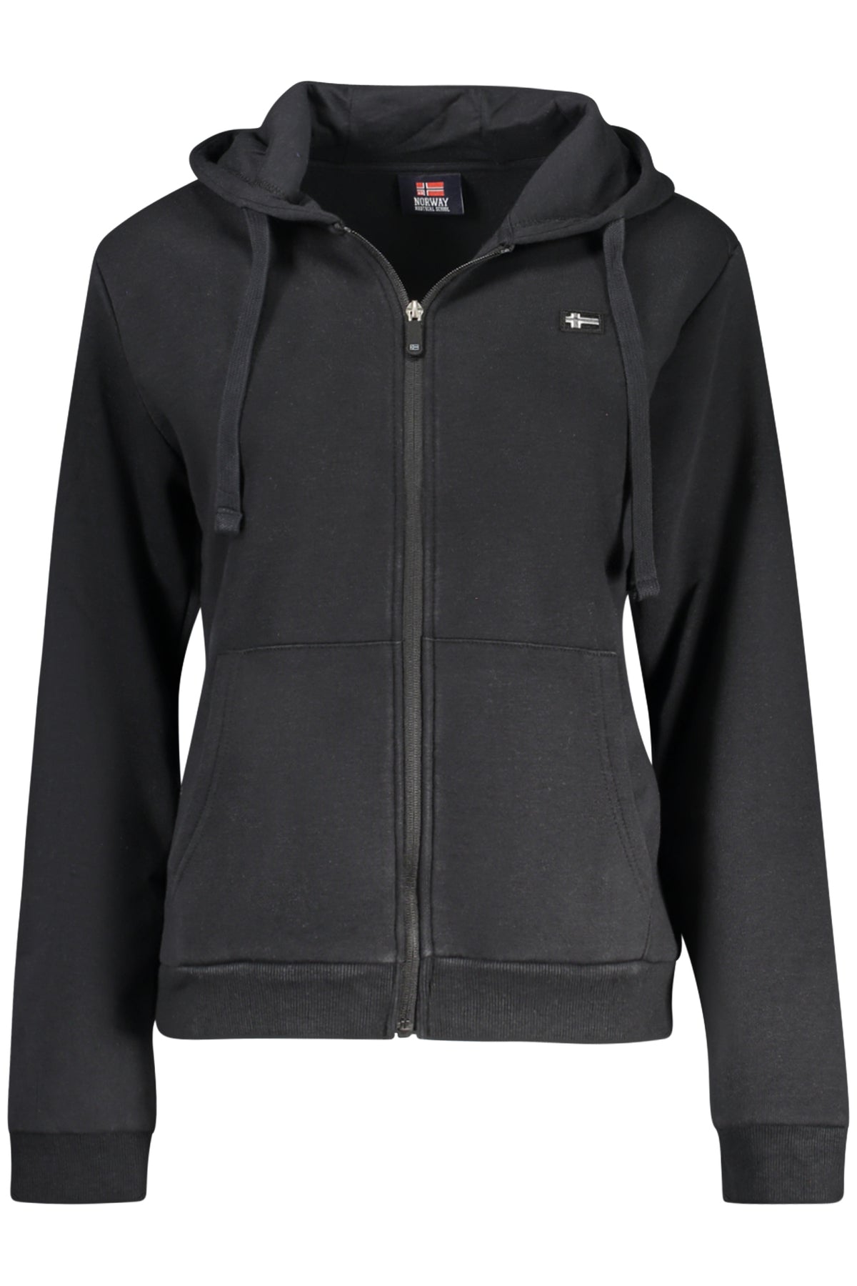 NORWAY 1963 FELPA CON ZIP DONNA NERO