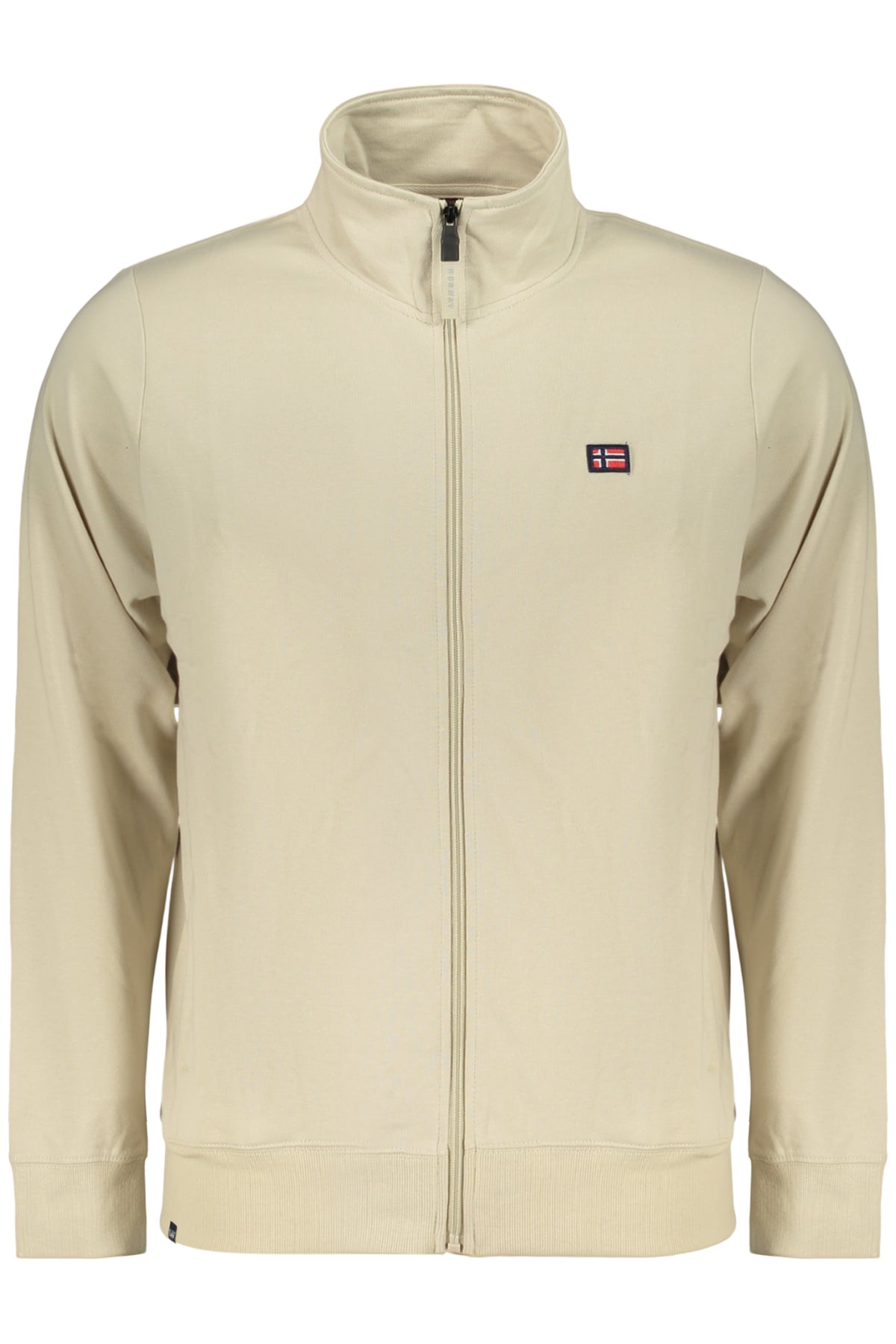 NORWAY 1963 FELPA CON ZIP UOMO BEIGE