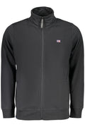 NORWAY 1963 FELPA CON ZIP UOMO NERO