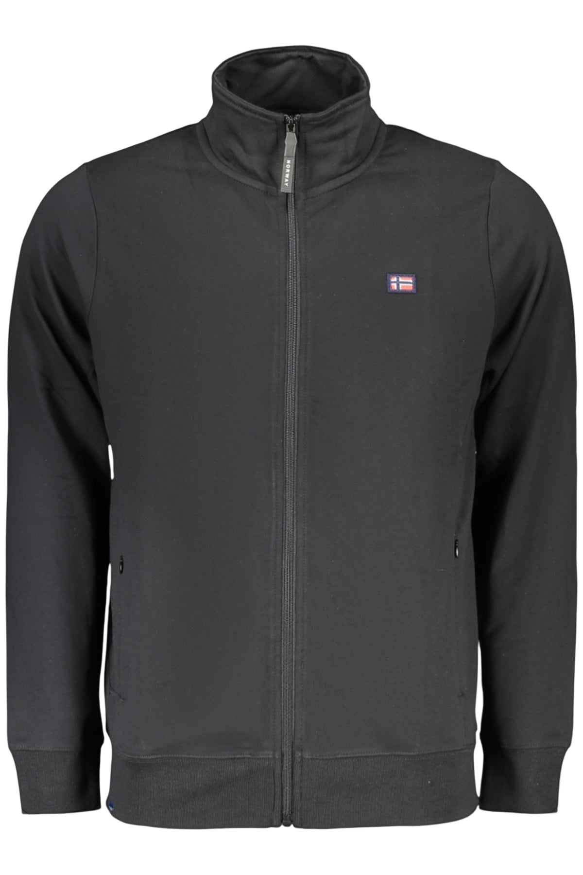 NORWAY 1963 FELPA CON ZIP UOMO NERO