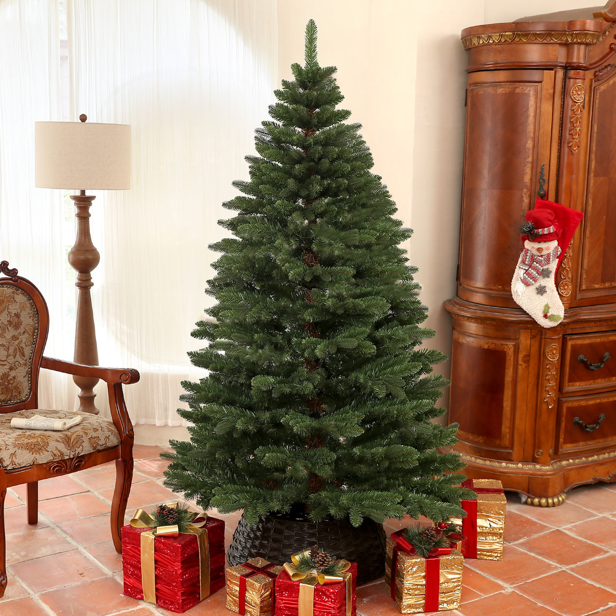 Albero di Natale Artificiale 180 cm con 1050 Rami