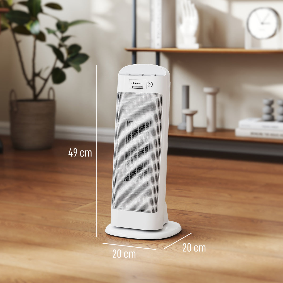 Stufa Elettrica in Ceramica 2000W Oscillante