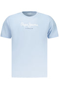 PEPE JEANS T-SHIRT MANICHE CORTE UOMO AZZURRO