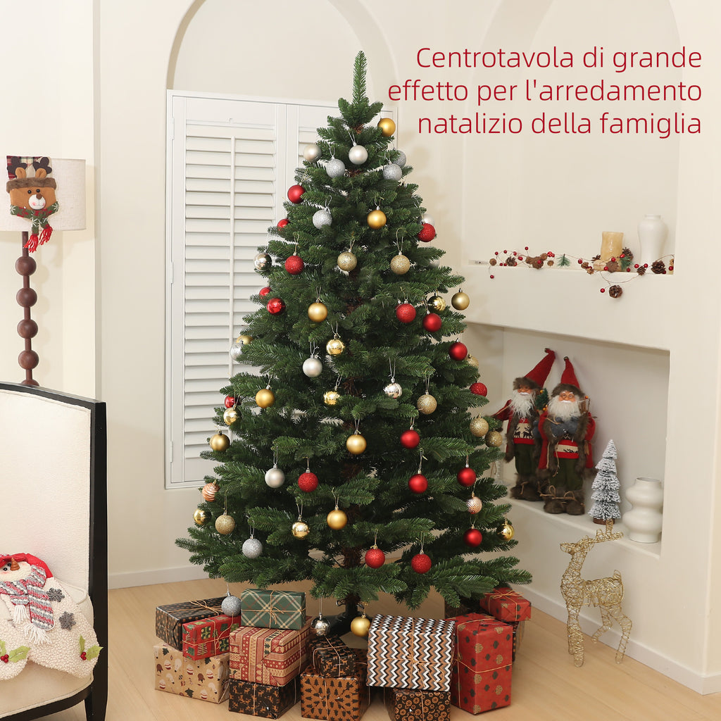 Albero di Natale Artificiale 180 cm con 1050 Rami