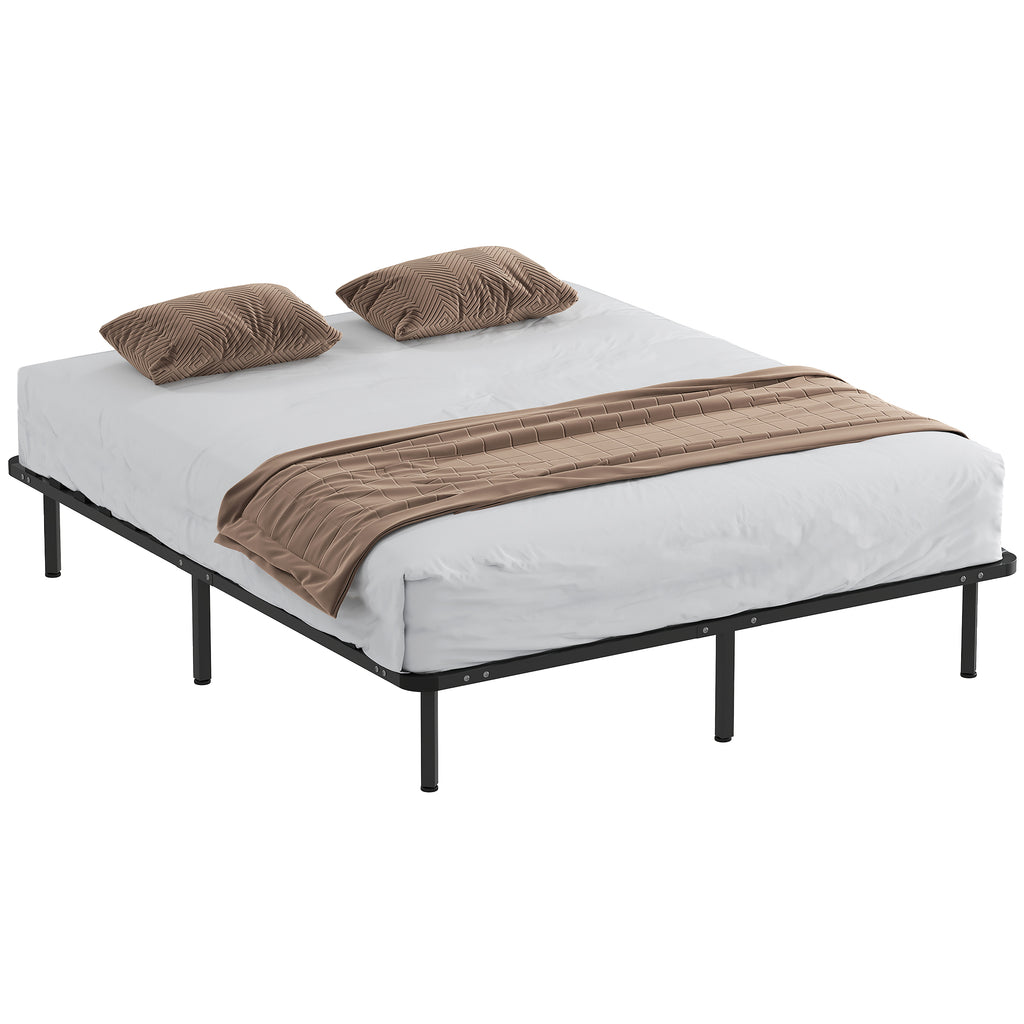 Letto Matrimoniale Industriale 160x190 cm con 28 Doghe e Spazio Contenitore