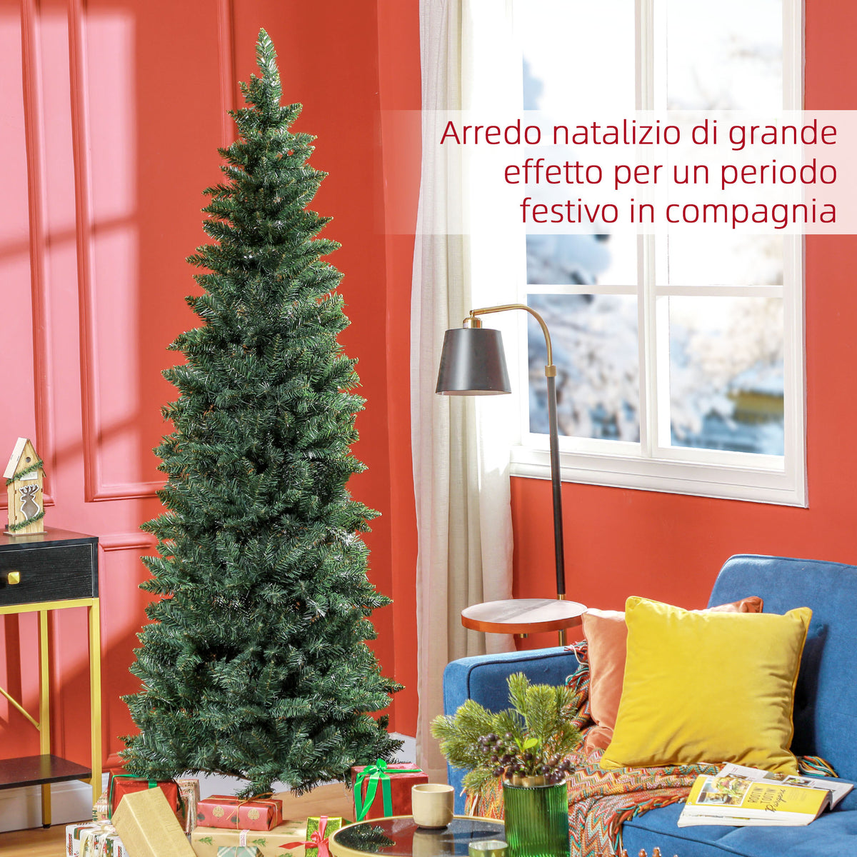 Albero di Natale Artificiale 210 cm con 687 Rami