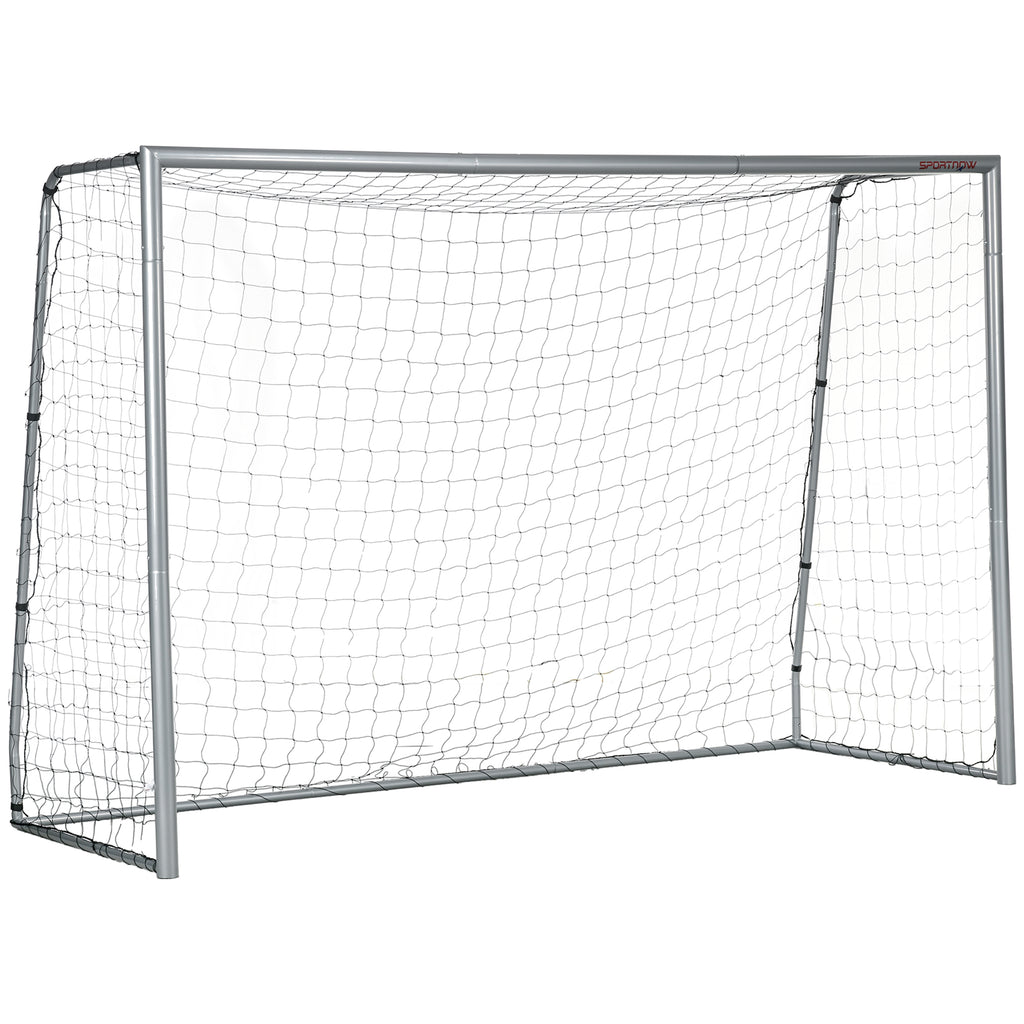 Porta da Calcio 300x120x200 cm con Rete, Picchetti e Viti