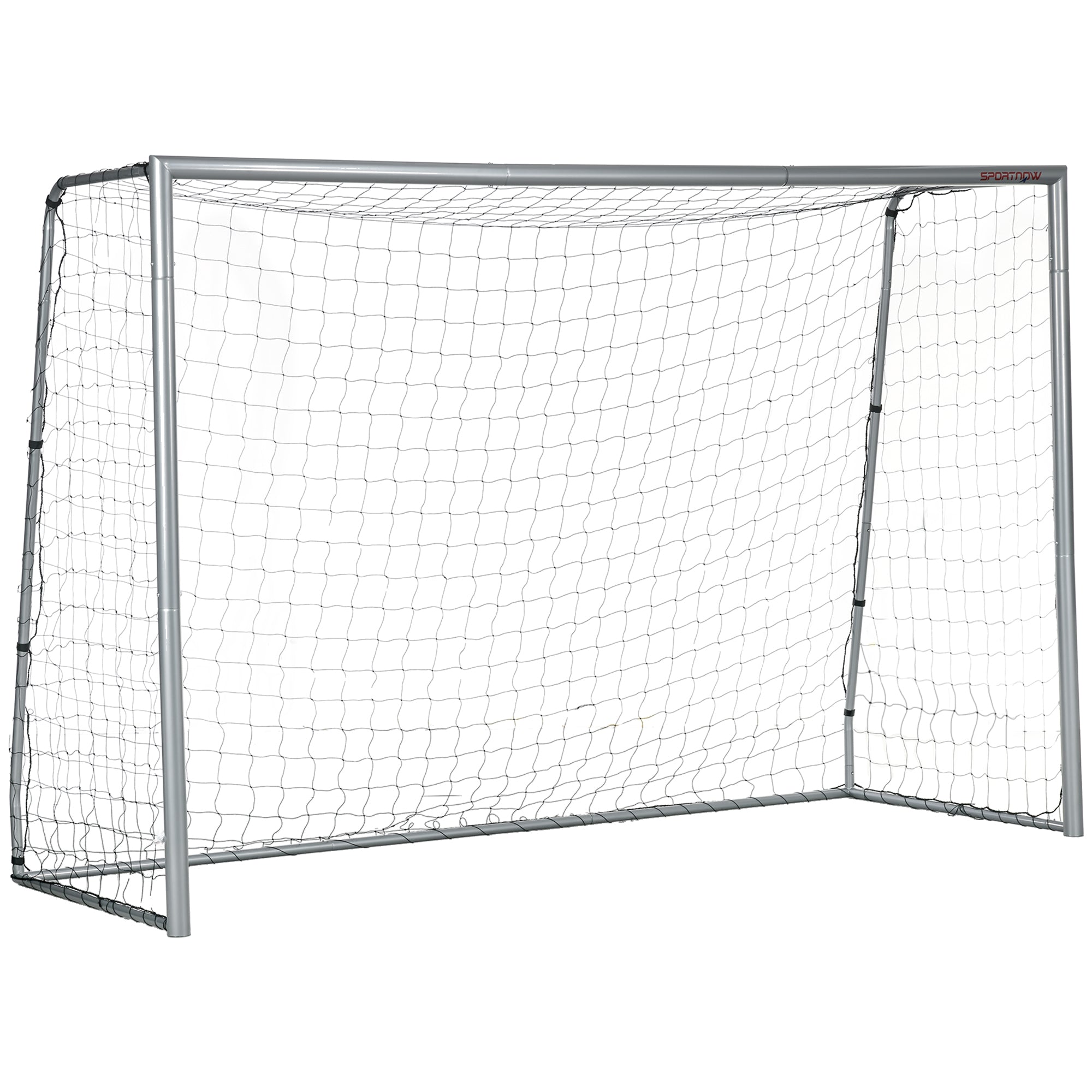Porta da Calcio 300x120x200 cm con Rete, Picchetti e Viti