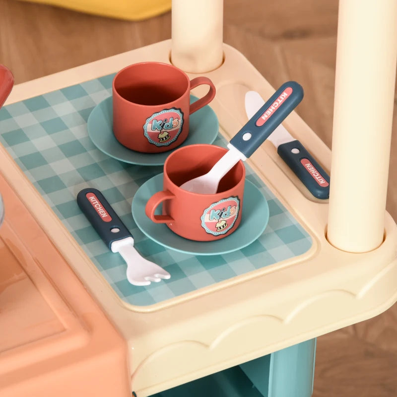 Cucina Giocattolo per Bambini 3-6 Anni con 50 Accessori