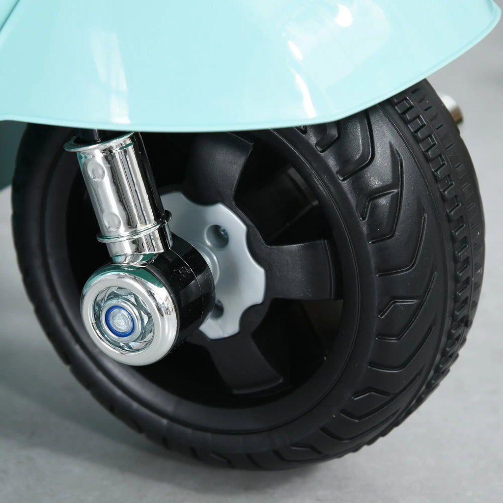Moto Elettrica Vespa con Licenza Ufficiale per Bambini 18-36 Mesi Verde