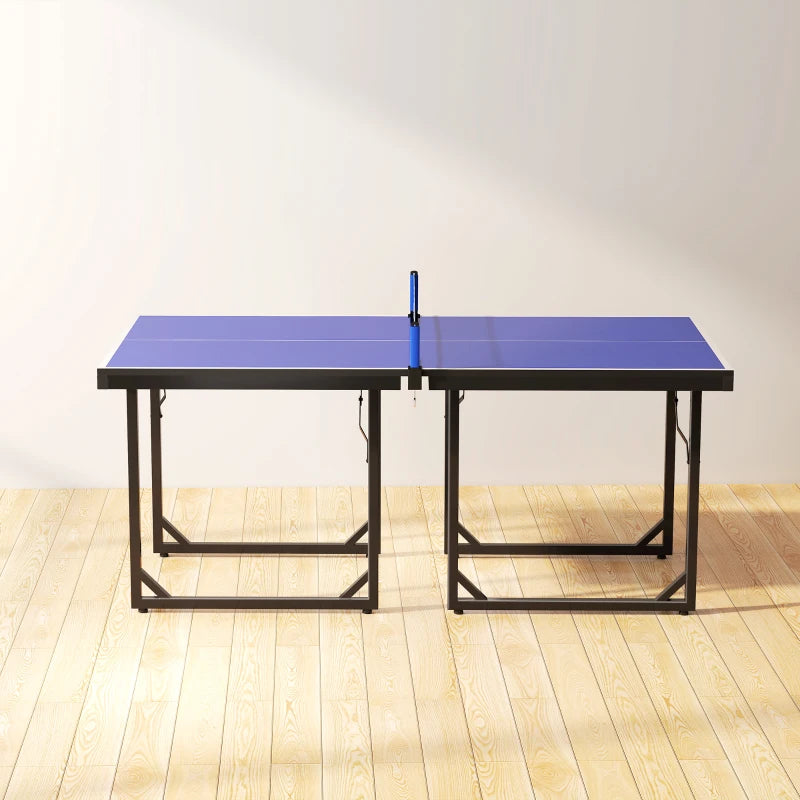 Tavolo da Ping Pong Pieghevole con Rete da Gioco