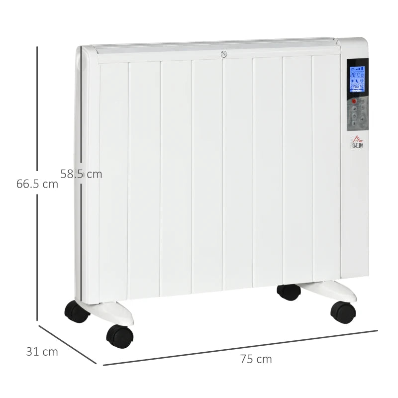 Stufetta Elettrica 2000W con Timer per Stanze fino a 15 m²