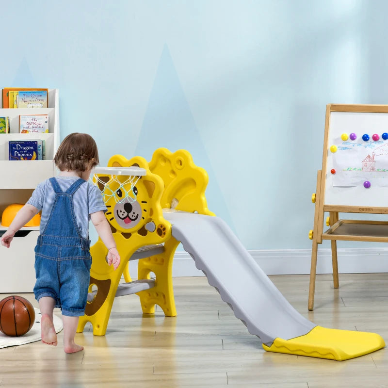 Scivolo per Bambini 18-36 Mesi con Canestro