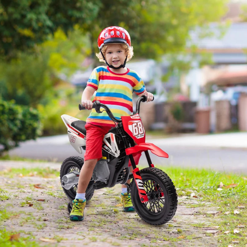 Moto Elettrica per Bambini con Rotelle e Indicatore