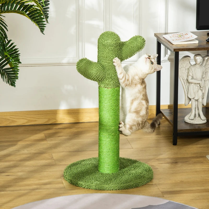 Albero Tiragraffi per Gatti a Cactus in Sisal 65 cm
